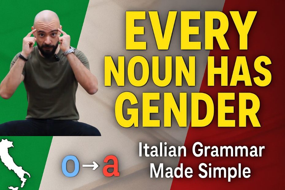 Gender and number rules in Italian language
